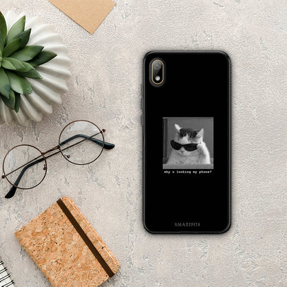 Meme Cat - Huawei Y5 2019 θήκη