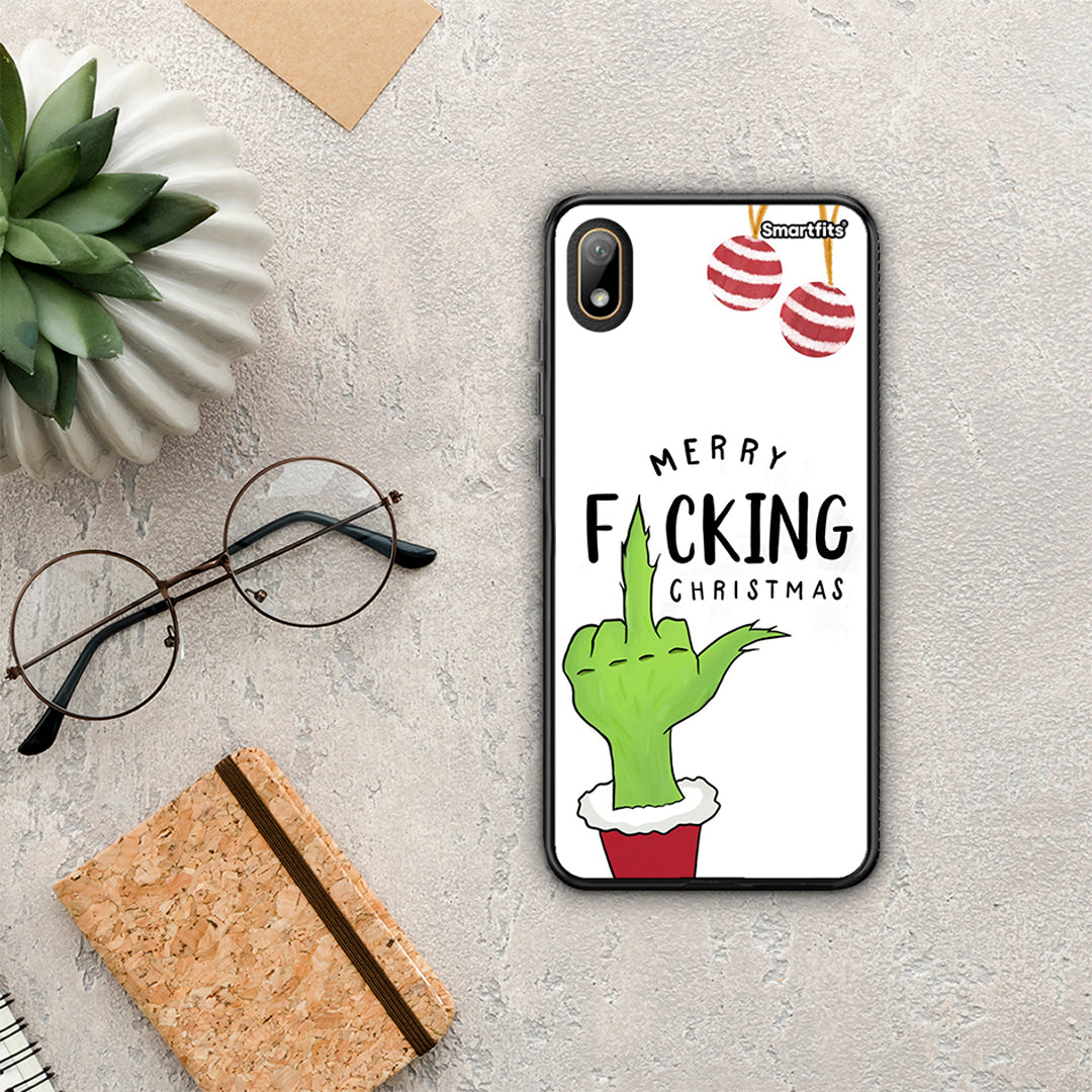 Merry F Xmas - Huawei Y5 2019 θήκη