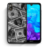 Thumbnail for Θήκη Huawei Y5 2019 Money Dollars από τη Smartfits με σχέδιο στο πίσω μέρος και μαύρο περίβλημα | Huawei Y5 2019 Money Dollars case with colorful back and black bezels