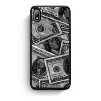 Thumbnail for Huawei Y5 2019 Money Dollars θήκη από τη Smartfits με σχέδιο στο πίσω μέρος και μαύρο περίβλημα | Smartphone case with colorful back and black bezels by Smartfits