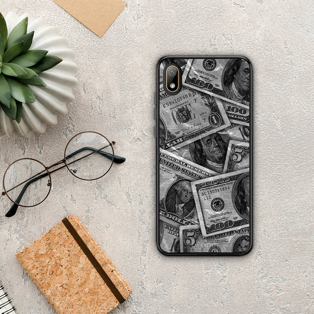 Money Dollars - Huawei Y5 2019 θήκη
