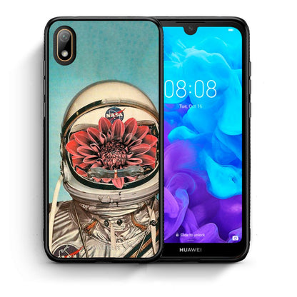 Θήκη Huawei Y5 2019 Nasa Bloom από τη Smartfits με σχέδιο στο πίσω μέρος και μαύρο περίβλημα | Huawei Y5 2019 Nasa Bloom case with colorful back and black bezels