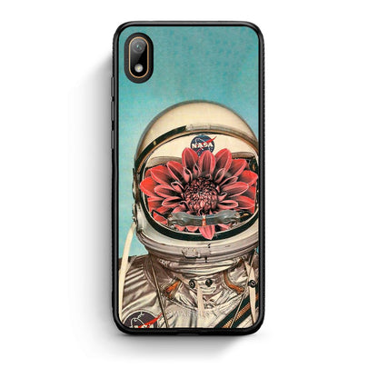 Huawei Y5 2019 Nasa Bloom θήκη από τη Smartfits με σχέδιο στο πίσω μέρος και μαύρο περίβλημα | Smartphone case with colorful back and black bezels by Smartfits
