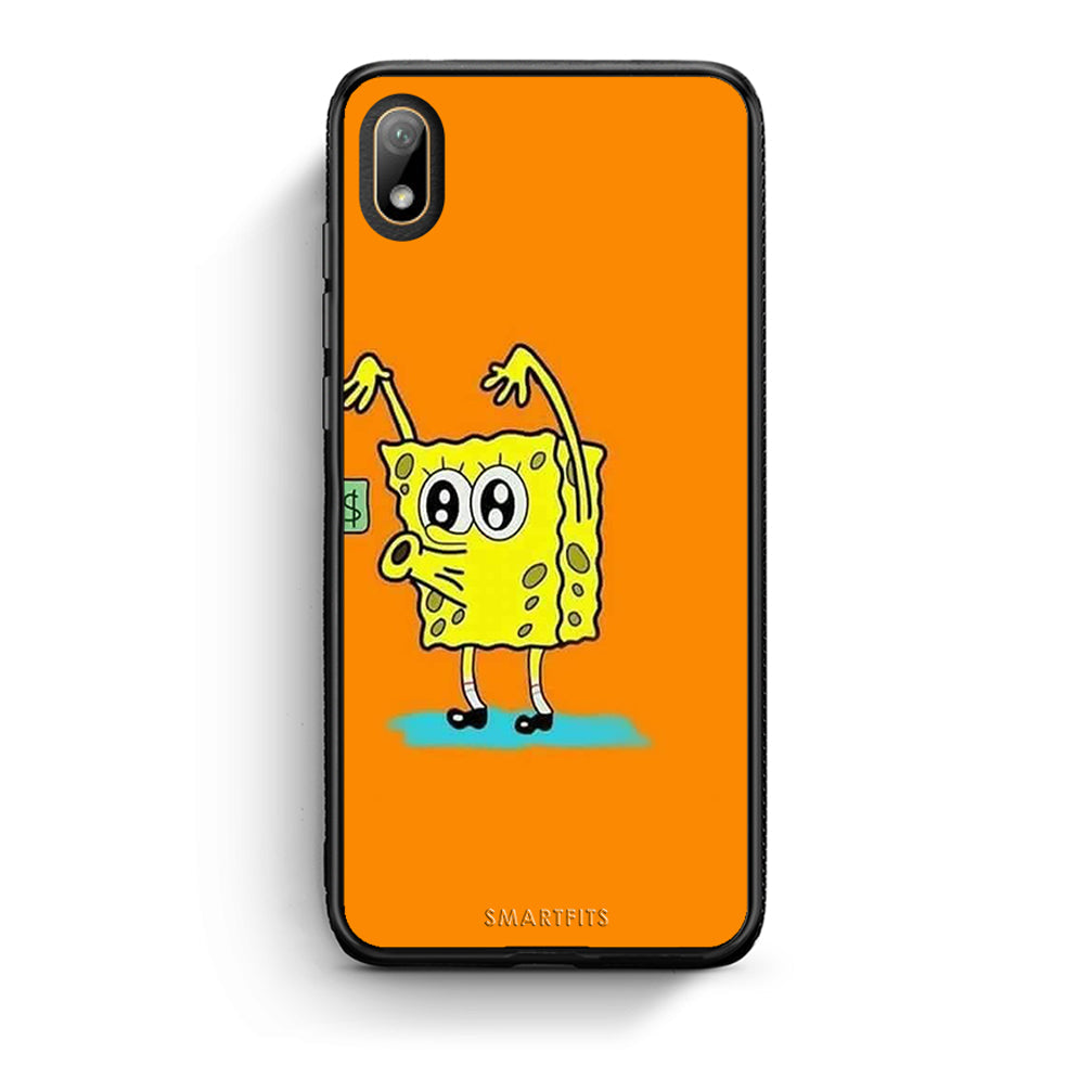Huawei Y5 2019 No Money 2 Θήκη Αγίου Βαλεντίνου από τη Smartfits με σχέδιο στο πίσω μέρος και μαύρο περίβλημα | Smartphone case with colorful back and black bezels by Smartfits