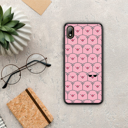 Pig Glasses - Huawei Y5 2019 θήκη