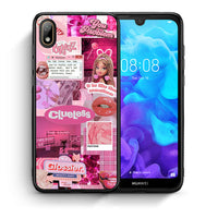 Thumbnail for Θήκη Αγίου Βαλεντίνου Huawei Y5 2019 Pink Love από τη Smartfits με σχέδιο στο πίσω μέρος και μαύρο περίβλημα | Huawei Y5 2019 Pink Love case with colorful back and black bezels