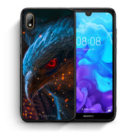 Thumbnail for Θήκη Huawei Y5 2019 Eagle PopArt από τη Smartfits με σχέδιο στο πίσω μέρος και μαύρο περίβλημα | Huawei Y5 2019 Eagle PopArt case with colorful back and black bezels