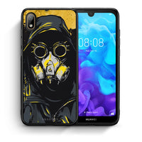 Thumbnail for Θήκη Huawei Y5 2019 Mask PopArt από τη Smartfits με σχέδιο στο πίσω μέρος και μαύρο περίβλημα | Huawei Y5 2019 Mask PopArt case with colorful back and black bezels