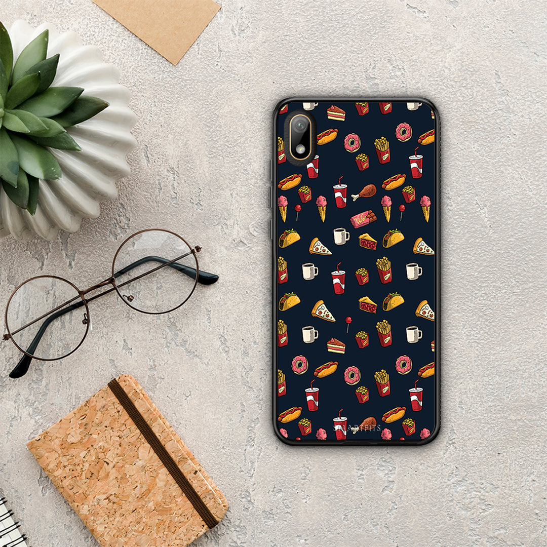 Random Hungry - Huawei Y5 2019 θήκη