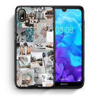 Thumbnail for Θήκη Huawei Y5 2019 Retro Beach Life από τη Smartfits με σχέδιο στο πίσω μέρος και μαύρο περίβλημα | Huawei Y5 2019 Retro Beach Life case with colorful back and black bezels