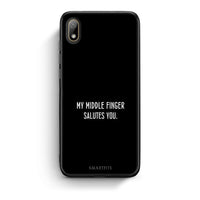 Thumbnail for Huawei Y5 2019 Salute θήκη από τη Smartfits με σχέδιο στο πίσω μέρος και μαύρο περίβλημα | Smartphone case with colorful back and black bezels by Smartfits