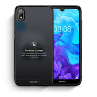 Thumbnail for Θήκη Huawei Y5 2019 Sensitive Content από τη Smartfits με σχέδιο στο πίσω μέρος και μαύρο περίβλημα | Huawei Y5 2019 Sensitive Content case with colorful back and black bezels