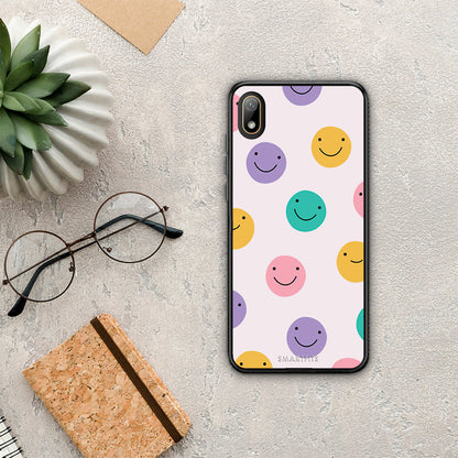 Smiley Faces - Huawei Y5 2019 θήκη