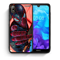 Thumbnail for Θήκη Huawei Y5 2019 Spider Hand από τη Smartfits με σχέδιο στο πίσω μέρος και μαύρο περίβλημα | Huawei Y5 2019 Spider Hand case with colorful back and black bezels