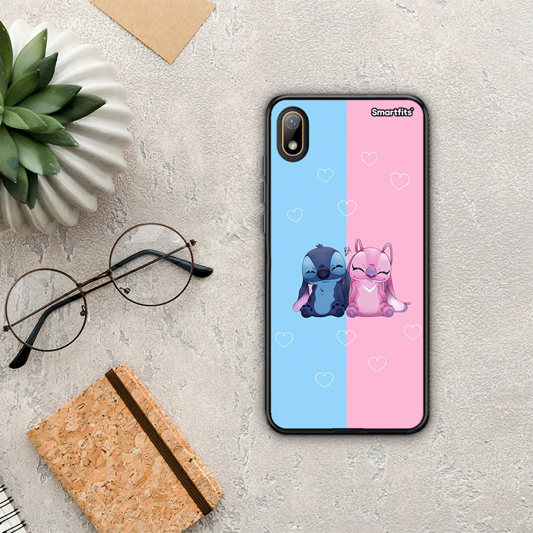 Stitch And Angel - Huawei Y5 2019 θήκη