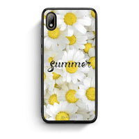 Thumbnail for Huawei Y5 2019 Summer Daisies Θήκη από τη Smartfits με σχέδιο στο πίσω μέρος και μαύρο περίβλημα | Smartphone case with colorful back and black bezels by Smartfits