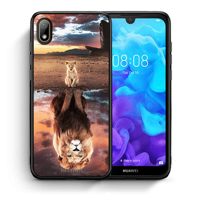 Θήκη Αγίου Βαλεντίνου Huawei Y5 2019 Sunset Dreams από τη Smartfits με σχέδιο στο πίσω μέρος και μαύρο περίβλημα | Huawei Y5 2019 Sunset Dreams case with colorful back and black bezels
