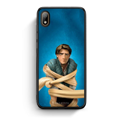 Huawei Y5 2019 Tangled 1 Θήκη Αγίου Βαλεντίνου από τη Smartfits με σχέδιο στο πίσω μέρος και μαύρο περίβλημα | Smartphone case with colorful back and black bezels by Smartfits