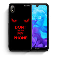 Thumbnail for Θήκη Huawei Y5 2019 Touch My Phone από τη Smartfits με σχέδιο στο πίσω μέρος και μαύρο περίβλημα | Huawei Y5 2019 Touch My Phone case with colorful back and black bezels