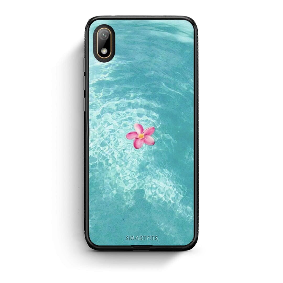 Huawei Y5 2019 Water Flower Θήκη από τη Smartfits με σχέδιο στο πίσω μέρος και μαύρο περίβλημα | Smartphone case with colorful back and black bezels by Smartfits