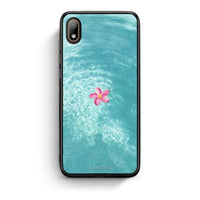 Thumbnail for Huawei Y5 2019 Water Flower Θήκη από τη Smartfits με σχέδιο στο πίσω μέρος και μαύρο περίβλημα | Smartphone case with colorful back and black bezels by Smartfits