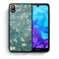 Thumbnail for Θήκη Huawei Y5 2019 White Blossoms από τη Smartfits με σχέδιο στο πίσω μέρος και μαύρο περίβλημα | Huawei Y5 2019 White Blossoms case with colorful back and black bezels
