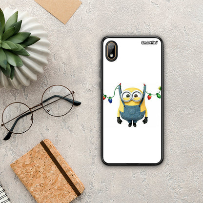Xmas Minion Lights - Huawei Y5 2019 θήκη