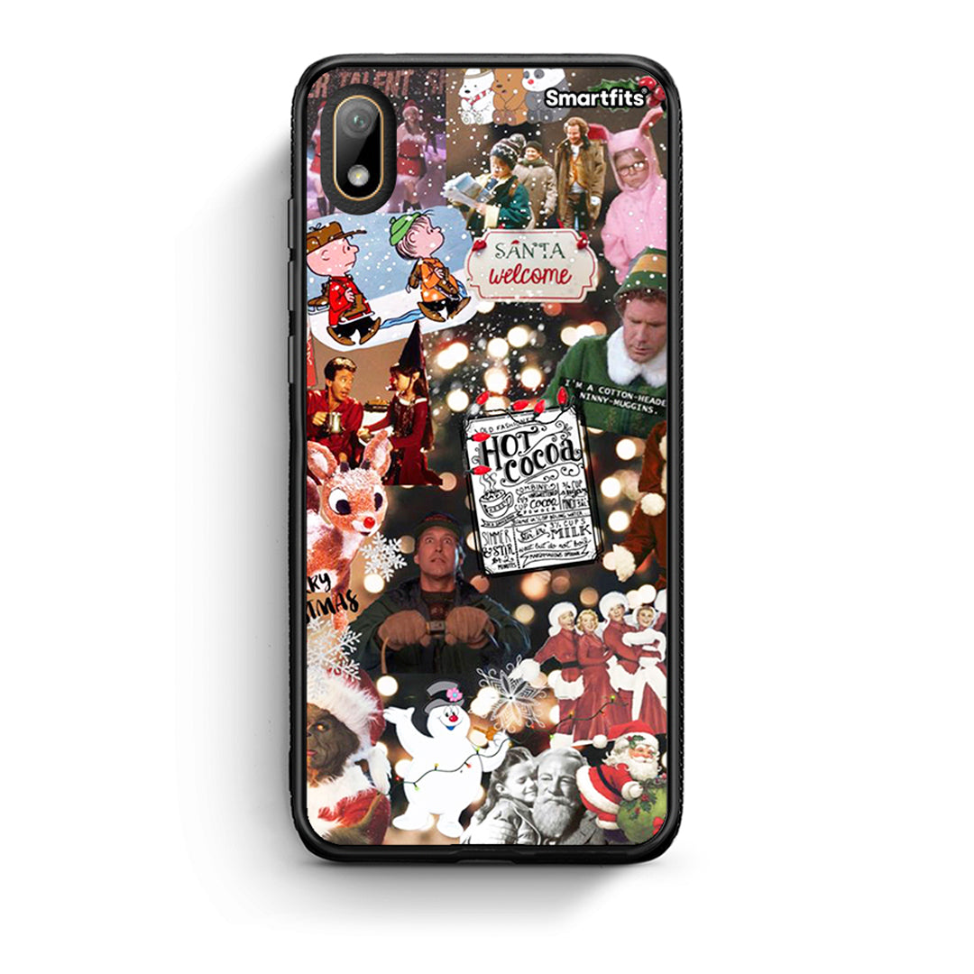 Huawei Y5 2019 Xmas Movies θήκη από τη Smartfits με σχέδιο στο πίσω μέρος και μαύρο περίβλημα | Smartphone case with colorful back and black bezels by Smartfits