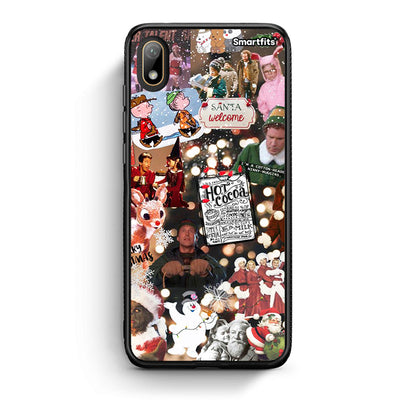Huawei Y5 2019 Xmas Movies θήκη από τη Smartfits με σχέδιο στο πίσω μέρος και μαύρο περίβλημα | Smartphone case with colorful back and black bezels by Smartfits