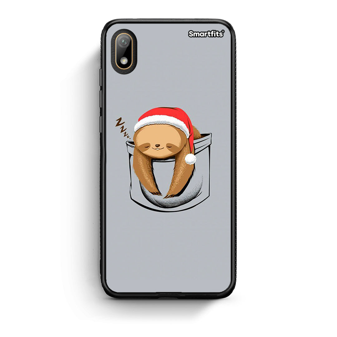 Huawei Y5 2019 Xmas Zzzz θήκη από τη Smartfits με σχέδιο στο πίσω μέρος και μαύρο περίβλημα | Smartphone case with colorful back and black bezels by Smartfits