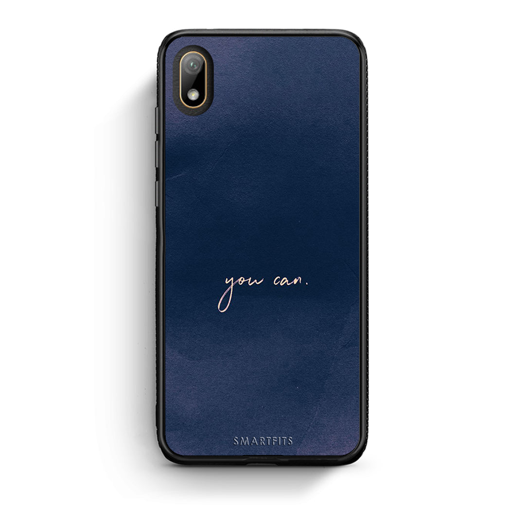 Huawei Y5 2019 You Can θήκη από τη Smartfits με σχέδιο στο πίσω μέρος και μαύρο περίβλημα | Smartphone case with colorful back and black bezels by Smartfits
