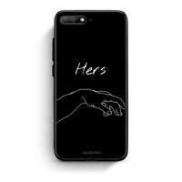 Thumbnail for Huawei Y6 2018 Aeshetic Love 1 Θήκη Αγίου Βαλεντίνου από τη Smartfits με σχέδιο στο πίσω μέρος και μαύρο περίβλημα | Smartphone case with colorful back and black bezels by Smartfits