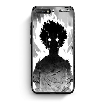 Huawei Y6 2018 Anime Boy Θήκη από τη Smartfits με σχέδιο στο πίσω μέρος και μαύρο περίβλημα | Smartphone case with colorful back and black bezels by Smartfits