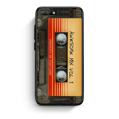 Huawei Y6 2018 Awesome Mix θήκη από τη Smartfits με σχέδιο στο πίσω μέρος και μαύρο περίβλημα | Smartphone case with colorful back and black bezels by Smartfits