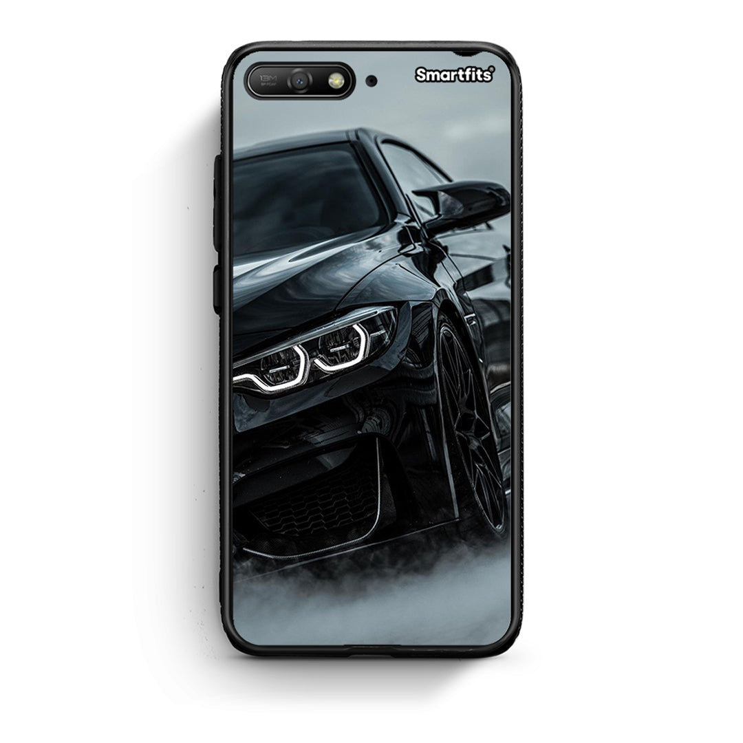 Huawei Y6 2018 Black BMW θήκη από τη Smartfits με σχέδιο στο πίσω μέρος και μαύρο περίβλημα | Smartphone case with colorful back and black bezels by Smartfits