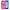 Θήκη Huawei Y6 2018 Blue Eye Pink από τη Smartfits με σχέδιο στο πίσω μέρος και μαύρο περίβλημα | Huawei Y6 2018 Blue Eye Pink case with colorful back and black bezels