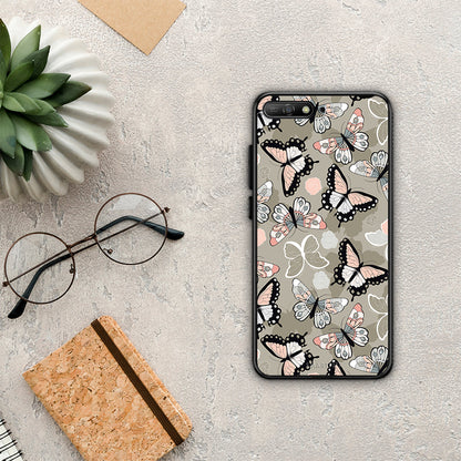 Boho Butterflies - Huawei Y6 2018 / Honor 7A θήκη