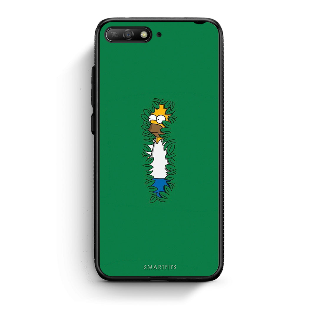 Huawei Y6 2018 Bush Man Θήκη Αγίου Βαλεντίνου από τη Smartfits με σχέδιο στο πίσω μέρος και μαύρο περίβλημα | Smartphone case with colorful back and black bezels by Smartfits