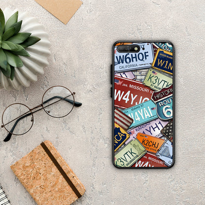 Car Plates - Huawei Y6 2018 / Honor 7A θήκη