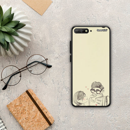 Carl And Ellie - Huawei Y6 2018 / Honor 7A θήκη