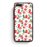 Thumbnail for Huawei Y6 2018 Cherry Summer θήκη από τη Smartfits με σχέδιο στο πίσω μέρος και μαύρο περίβλημα | Smartphone case with colorful back and black bezels by Smartfits