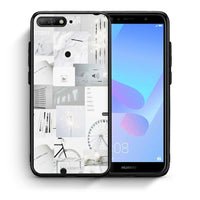 Thumbnail for Θήκη Αγίου Βαλεντίνου Huawei Y6 2018 Collage Make Me Wonder από τη Smartfits με σχέδιο στο πίσω μέρος και μαύρο περίβλημα | Huawei Y6 2018 Collage Make Me Wonder case with colorful back and black bezels