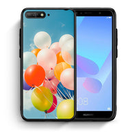 Thumbnail for Θήκη Huawei Y6 2018 Colorful Balloons από τη Smartfits με σχέδιο στο πίσω μέρος και μαύρο περίβλημα | Huawei Y6 2018 Colorful Balloons case with colorful back and black bezels