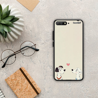 Dalmatians Love - Huawei Y6 2018 / Honor 7A θήκη