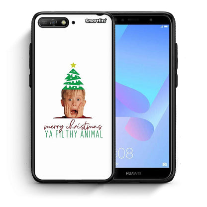 Θήκη Huawei Y6 2018 Filthy Animal από τη Smartfits με σχέδιο στο πίσω μέρος και μαύρο περίβλημα | Huawei Y6 2018 Filthy Animal case with colorful back and black bezels