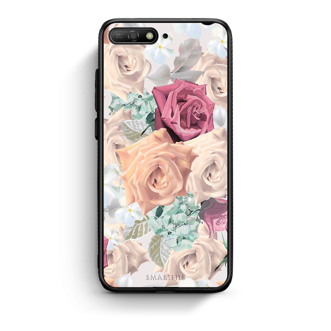 99 - Huawei Y6 2018 Bouquet Floral case, cover, bumper