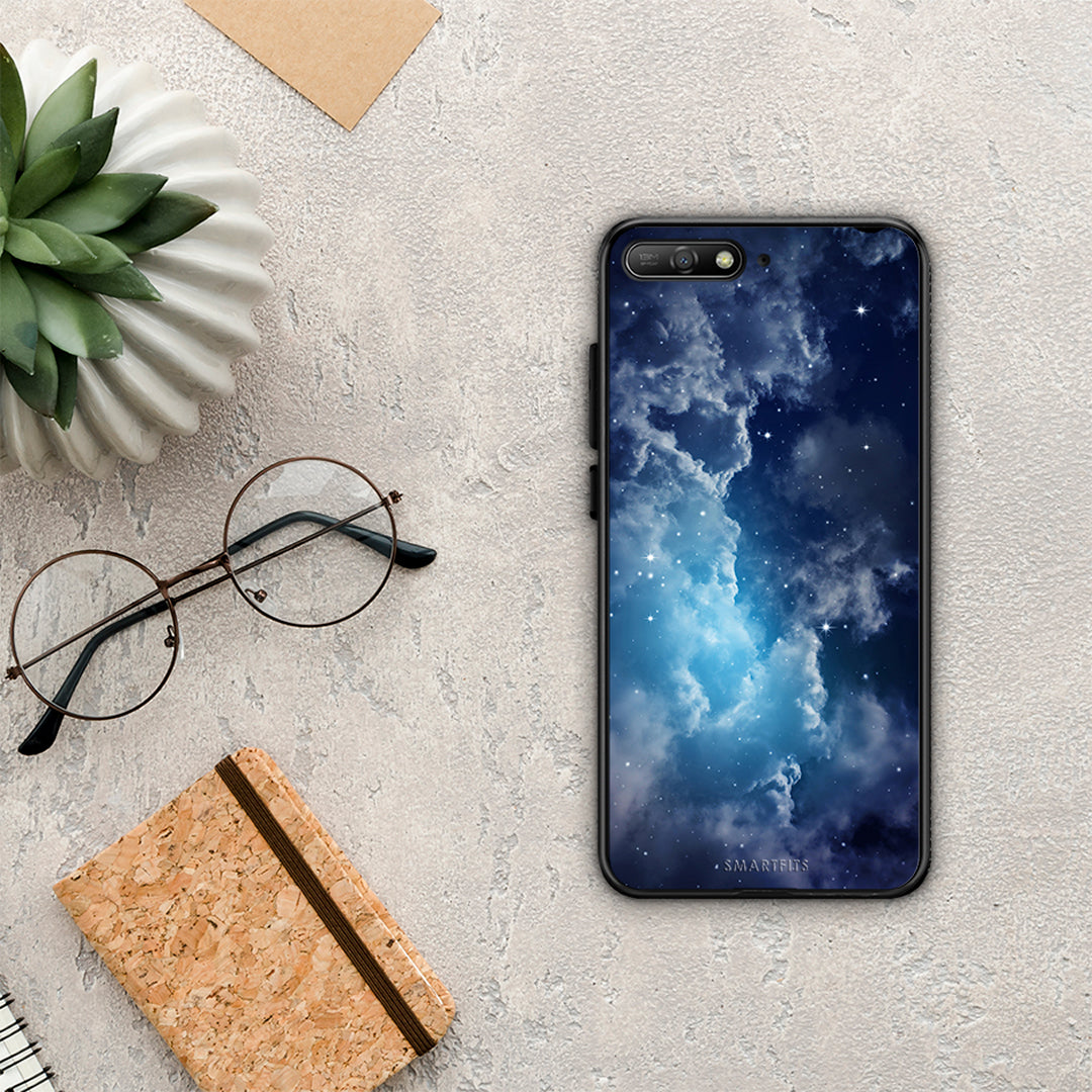 Galactic Blue Sky - Huawei Y6 2018 / Honor 7A θήκη