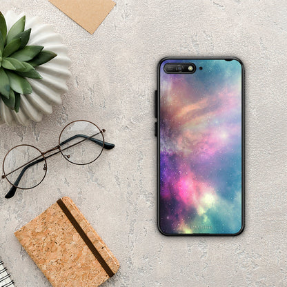 Galactic Rainbow - Huawei Y6 2018 / Honor 7A θήκη