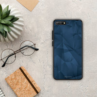 Thumbnail for Geometric Blue Abstract - Huawei Y6 2018 / Honor 7A θήκη