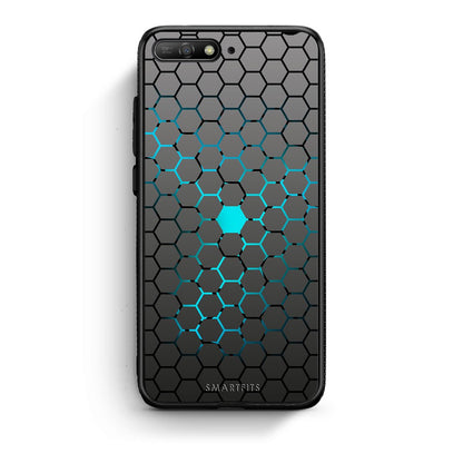 40 - Huawei Y6 2018 Hexagonal Geometric case, cover, bumper